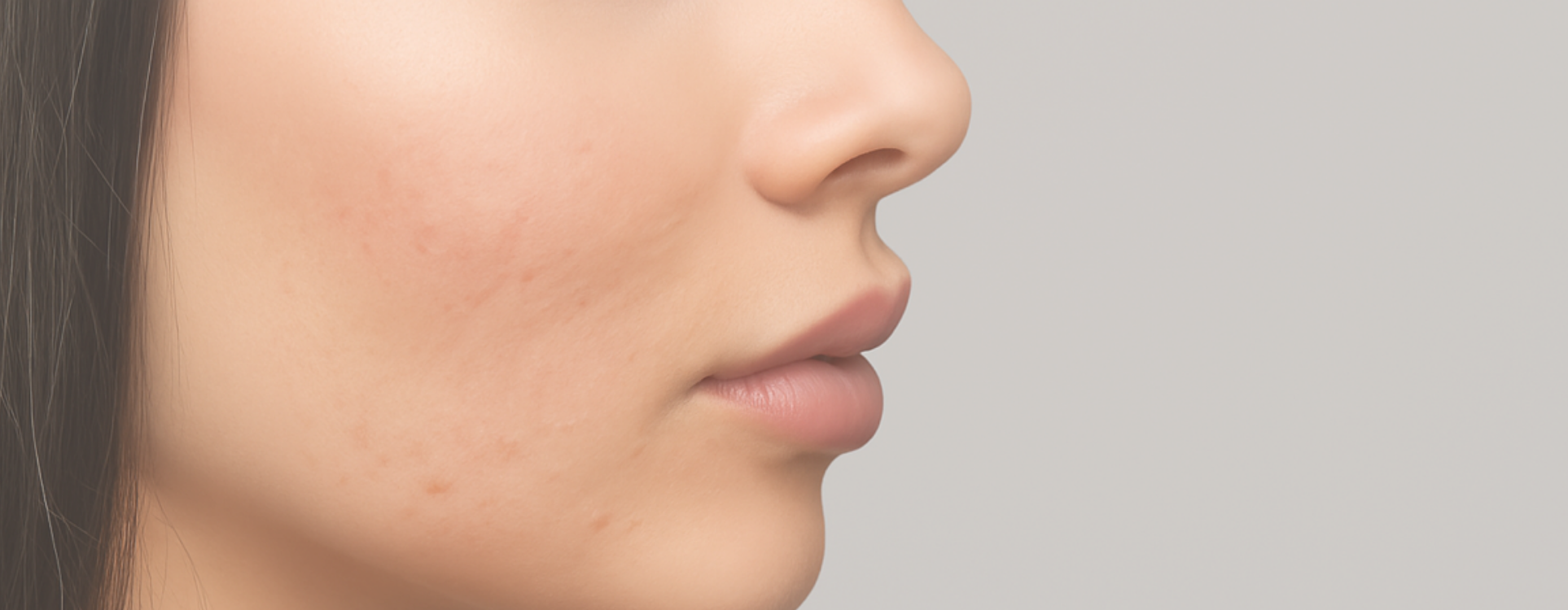 Cicatrices et texture irregulière peau