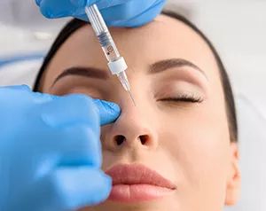 Serene,Female,Receiving,Collagen,In,Nose